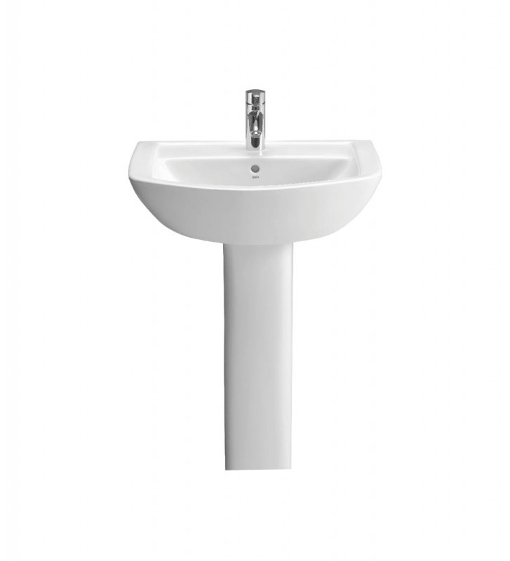 Νιπτήρας μπάνιου GALA SMART 60X48cm με Κολώνα