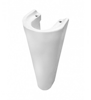 Νιπτήρας μπάνιου ROSSA ISVEA AMCO Λευκός με Κολώνα 60Χ50 cm