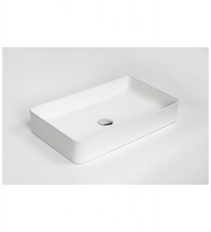 Νιπτήρας Μπάνιου  Επικαθήμενος  Λευκός  Isvea Amco  61 x 35 x 11cm  A107BWhite