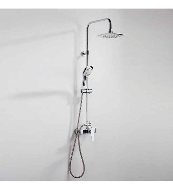 Extendable Shower Column with Faucet Tema Roma Bianco 2 Ways (53476)