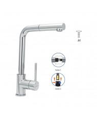 Countertop Sink Faucet Tall Pull Out Modea Line Chrome (00-02086)
