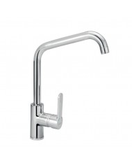 Μπαταρία Νεροχύτη Πάγκου Ψηλή Ρουξούνι B.T.Π Modea Omega Χρωμέ (00-02062)