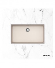 Νεροχύτης Υποκαθήμενος Schock Cristalite Manhattan Μία Γούρνα 75x45,6cm