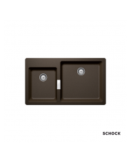 Νεροχύτης Ένθετος Schock Cristadur Mono 86x50cm Ασύμμετρες Γούρνες (15290-xxx)