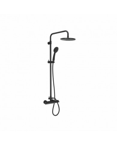 Adjustable Height Modea Artemisia Faucet Shower Column Total Black (00-02952/B)