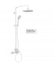 Shower Column with Faucet Modea Optima Height Adjustable Total White (00-02956/W)