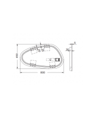 Καθρέφτης Μπάνιου Φωτιζόμενος Led Luminor Joker 45x80 (JOK4580)