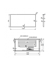 Illuminated Bathroom Mirror Anti-Glare Led Luminor Adagio Music (Built-in Bluetooth Speakers) 140 X 70