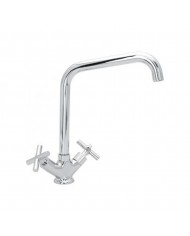 Modea Minimal Retro Chrome Washbasin Faucet Single Hole 200mm Chrome (00-04504)