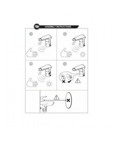 Sink mixer Serel/Eca Electronic, Without Mixing (cold) Chrome (108108038)