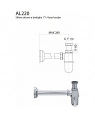 Bugnatese Oxford Retro Round Bronze Basin Faucet (AL220-220)