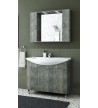 Bathroom Furniture Drop Ritmo 95 Stand, Washbasin, Mirror