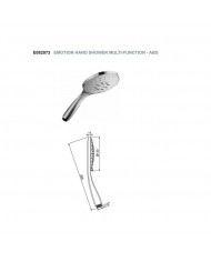 Τηλέφωνο Ντους Almar Emotion Multi-Function (3 Ρυθμίσεων) Φ13  Chrome (E082073-100)