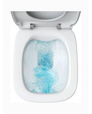 Basin Set Bianco Ceramica AIDA 66.5cm Rimless with Cistern with Slim Soft Close Lid, Cover (SAD12000SC-300)