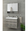 Bathroom Furniture Drop Instinct 80 Hanging Furniture Stand, Washbasin, Mirror