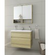 Bathroom Furniture Drop Instinct 80 Hanging Furniture Stand, Washbasin, Mirror