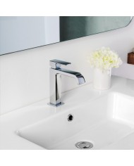 Profili Plus La Torre Chrome Basin Mixer with Automatic Valve (46001-100)