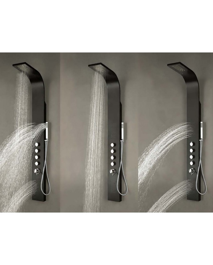 Eclipse Satin Silver Aluminum Shower Column (Stav - Eclipse Silver)