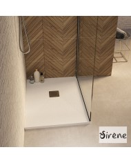 SLATE Cast Marble (χυτό μάρμαρο)   100x80 WHITE MATT