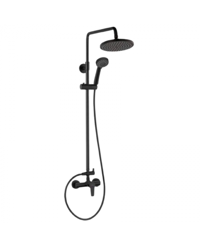 Shower Column With Shower Faucet Ferro Ritto Black (NP84-BTR7U-BL)