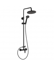 Shower Column With Shower Faucet Ferro Ritto Black (NP84-BTR7U-BL)