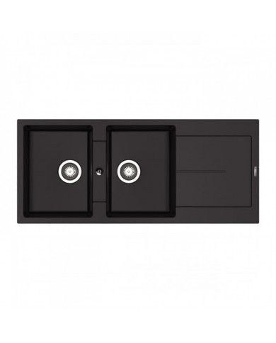 Νεροχύτης Pyramis Pyragranite Ένθετος Ithaka 2 B 1D (116x50)