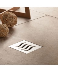 Stainless steel floor drain Karag Confluo Tide 7 Pestan 10x10cm