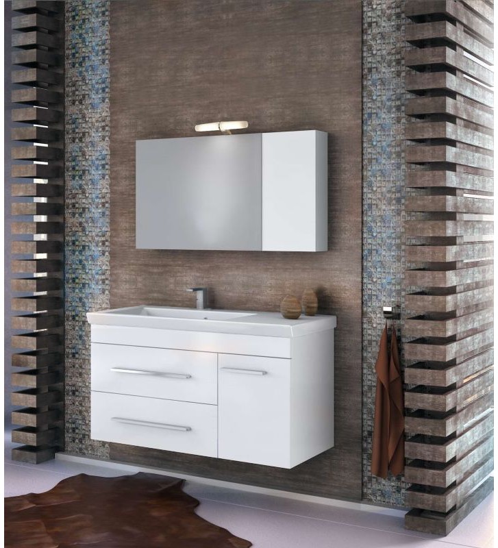 Έπιπλο Μπάνιου Drop STATUS 100 White