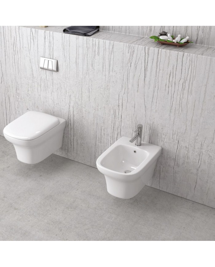 Λεκάνη Μπιντέ Κρεμαστή Λευκή Karag Grace BH 10134