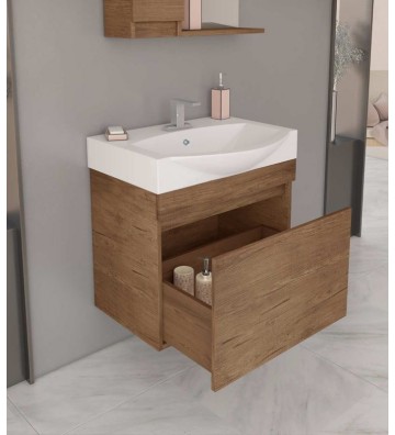Bathroom Furniture Drop Senso 65 Hanging Furniture Stand, Washbasin, Mirror