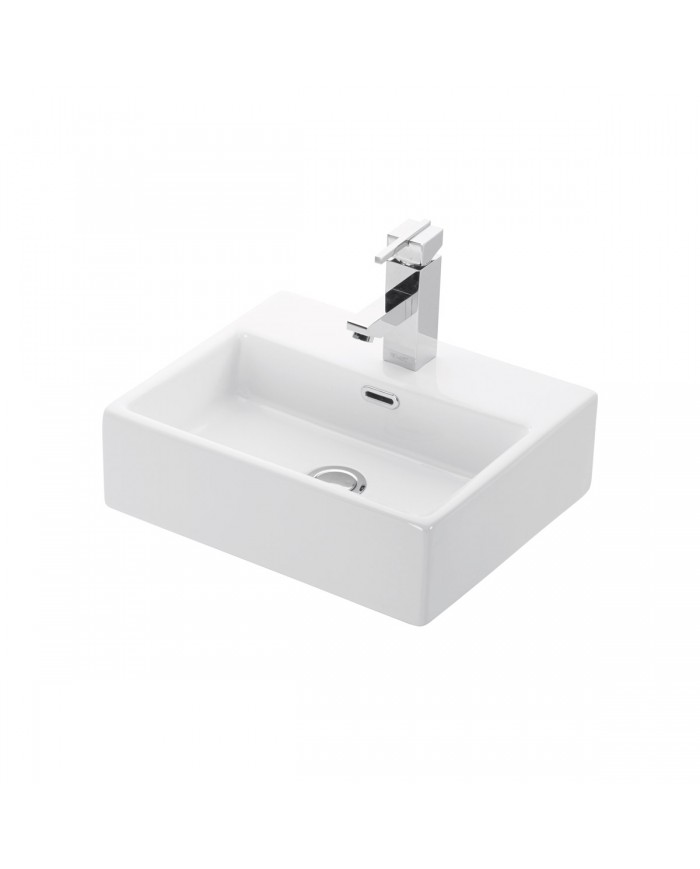 Porcelain Bathroom Sink Wall-Mounted Daphne 53708 Karag 43x36x14cm