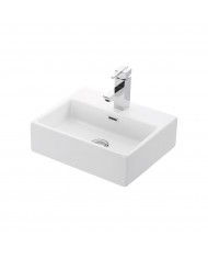 Porcelain Bathroom Sink Wall-Mounted Daphne 53708 Karag 43x36x14cm