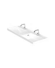 Νιπτήρας αναρτώμενος διπλός QUATTRO 8120 KARAG 120x45x19cm