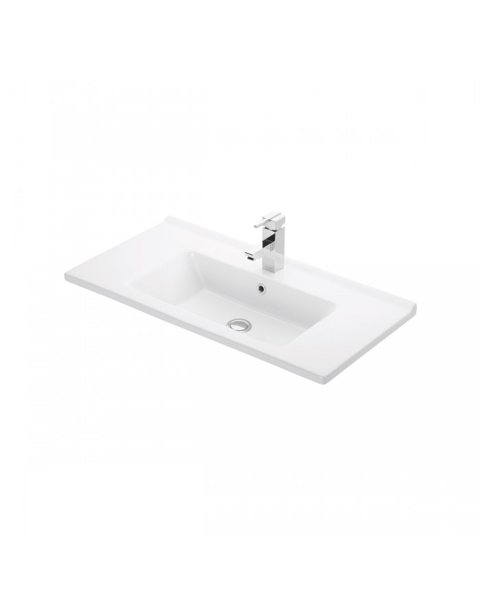 Porcelain Bathroom Sink Wall-Mounted Etna 1085 Karag 85x45x16.5cm