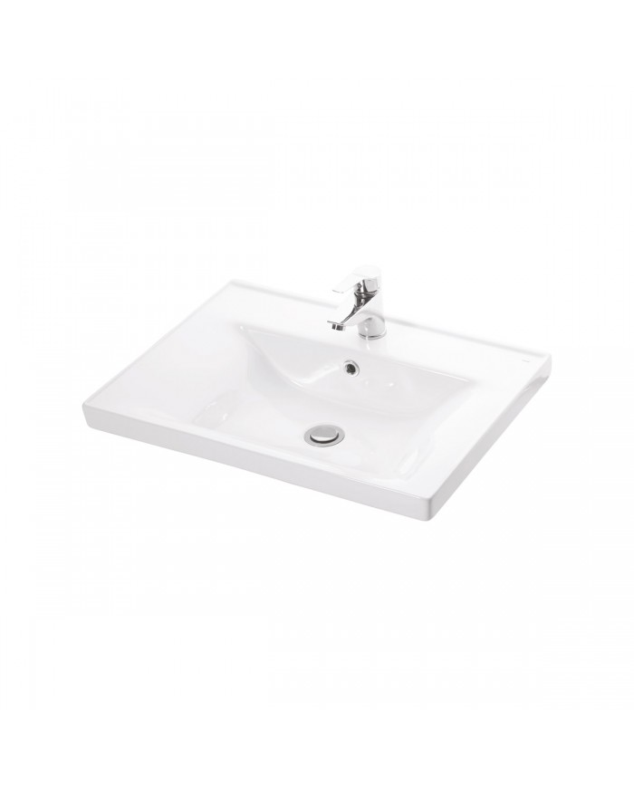 Νιπτήρας Μπάνιου Πορσελάνης Κρεμαστός Sava 2065 Karag 65x46x16,5cm