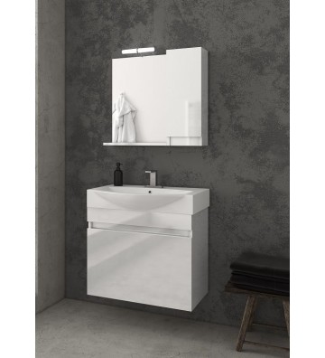 Bathroom Furniture Drop Senso 65 Hanging Furniture Stand, Washbasin, Mirror