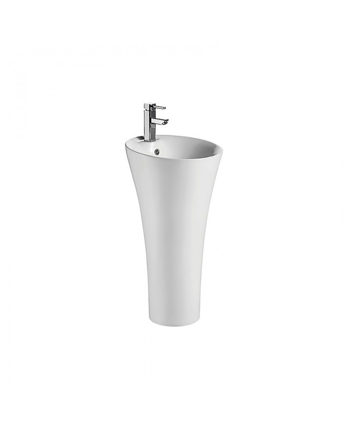 Porcelain Bathroom Sink Floor-Mounted Vendome G 306 Karag Ø45.5x87cm