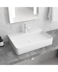 Countertop Washbasin White Matt LT 2173-SMW Karag 50x42x12cm
