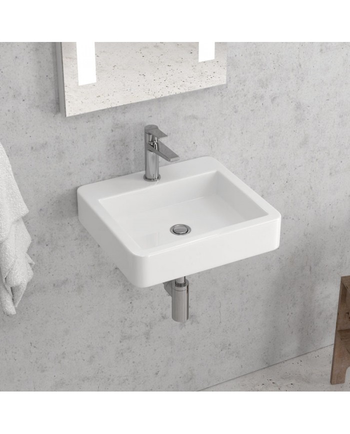 Porcelain Bathroom Sink Wall-Mounted LT 5032 Karag 45x42x10cm