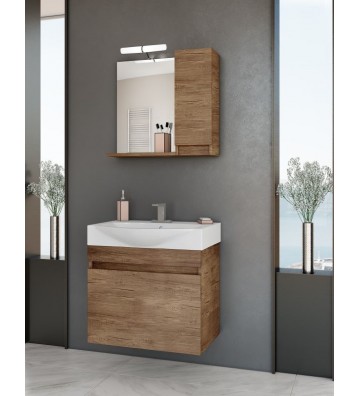 Bathroom Furniture Drop Senso 65 Hanging Furniture Stand, Washbasin, Mirror