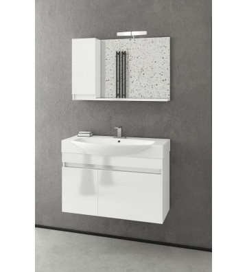 Bathroom Furniture Drop Senso 85 Hanging Furniture Stand, Sink, Mirror