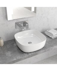 Porcelain Bathroom Sink Countertop LT 2144 Karag 41x41x15cm