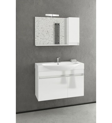 Bathroom Furniture Drop Senso 85 Hanging Furniture Stand, Sink, Mirror