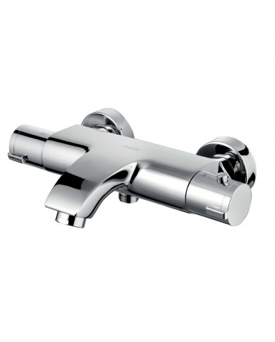 Θερμοστατική Μπαταρία Λουτρού με Τηλέφωνο & Βάση Στήριξης & Σπιράλ 67033JW3 Praxis Karag