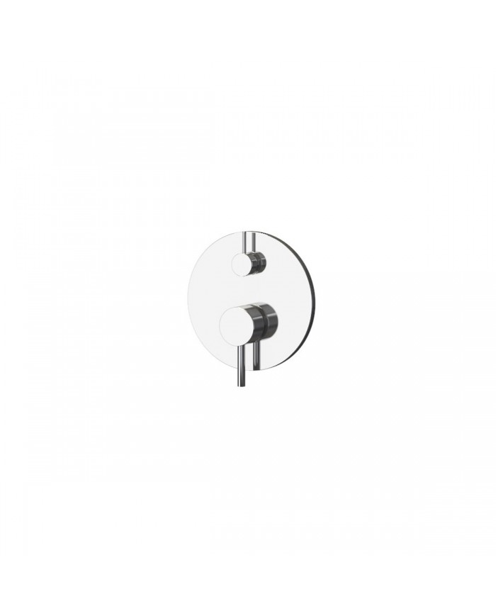 Built-in mixed shower with two outlets Artemis Cromo BM34F02C Karag