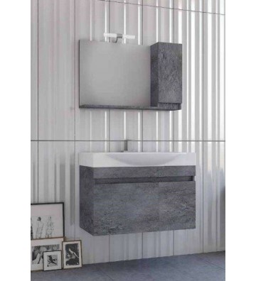 Bathroom Furniture Drop Senso 85 Hanging Furniture Stand, Sink, Mirror