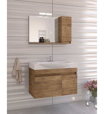 Bathroom Furniture Drop Senso 85 Hanging Furniture Stand, Sink, Mirror