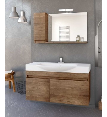 Bathroom Furniture Drop Senso 105 Hanging Furniture Stand, Washbasin, Mirror