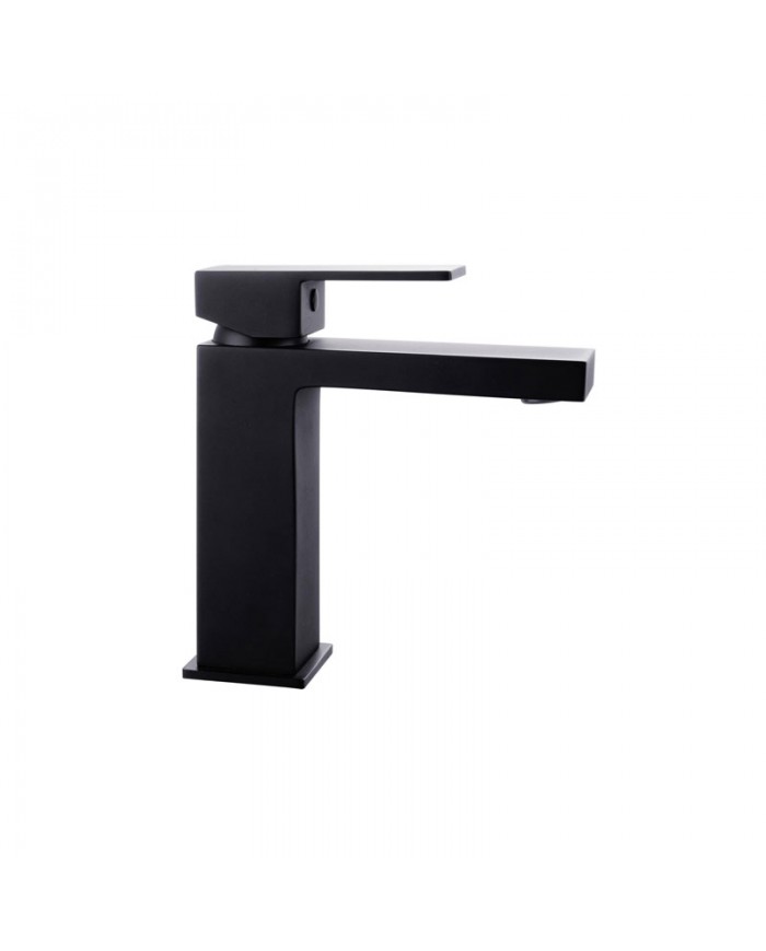 Delos Nero matt black washbasin mixer E02FA382-BL Karag