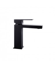 Delos Nero matt black washbasin mixer E02FA382-BL Karag